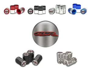 Tyre Valve Caps for Cars Stainless Steel Design